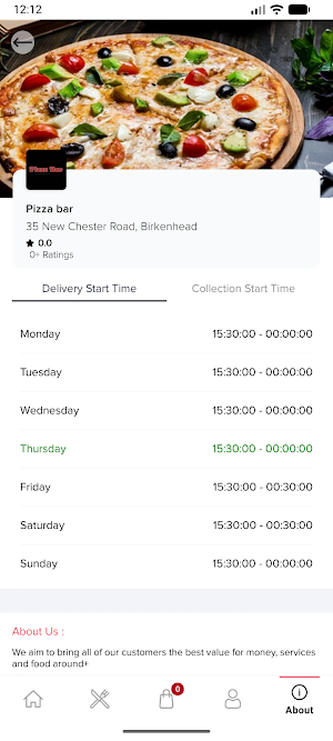Pizza bar Screenshot 3