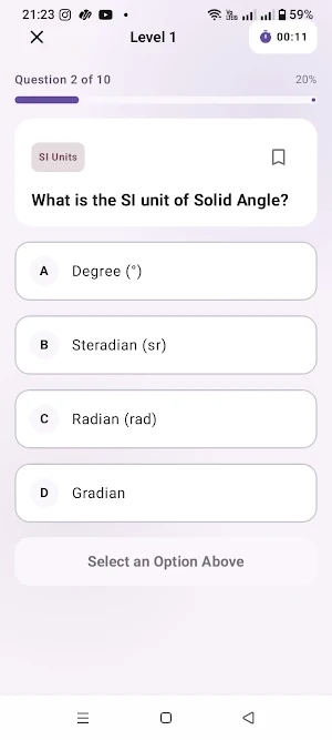 Physics Quiz for Kerala PSC Screenshot 0