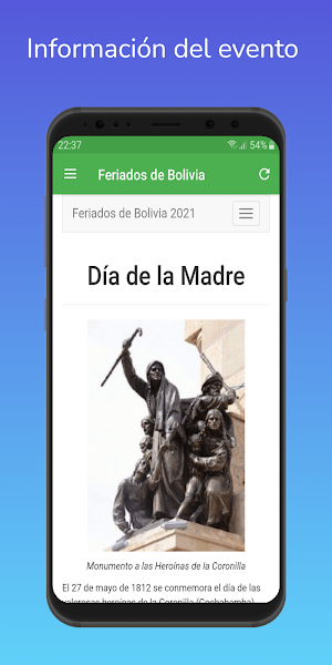 Feriados de Bolivia 2021 Screenshot 2