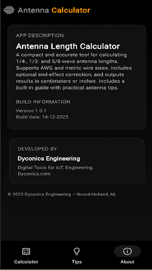 Antenna Calculator Screenshot 3