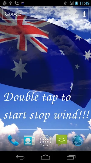 Australia Flag Live Wallpaper Screenshot 1