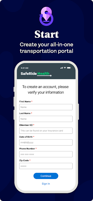MySafeRide - Manage your rides Screenshot 0