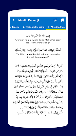 Maulid Barzanji Terjemahan Screenshot 1