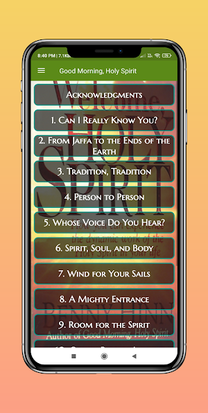 Good Morning, Holy Spirit Screenshot 1