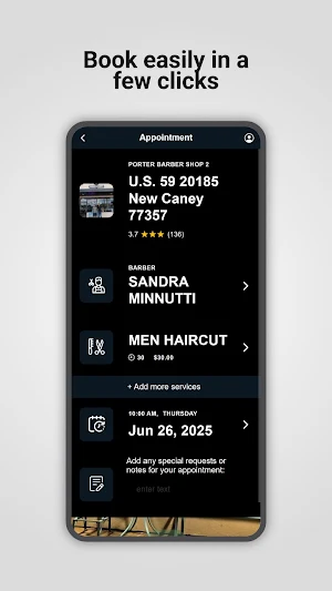 Porter Barber Shop Screenshot 2