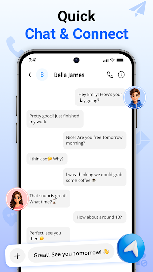 Messages: SMS Text Home Screenshot 2