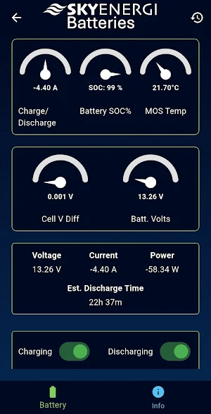 SkyEnergi BMS Screenshot 1