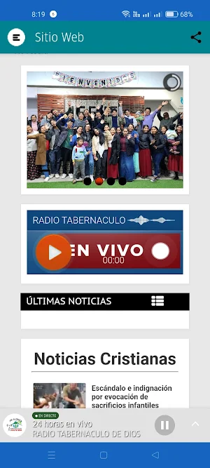RADIO TABERNACULO DE DIOS Screenshot 3