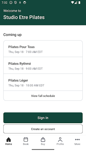 Studio être Pilates Screenshot 1