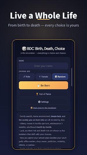 BDC: Birth, Death, Choice Screenshot 0