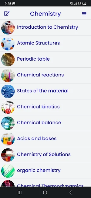 Chemistry Course Screenshot 0