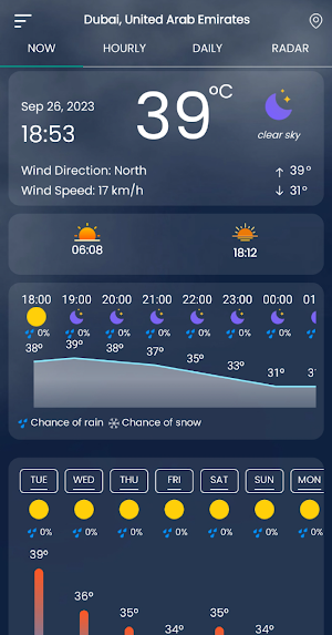 Live Weather Radar & Forecast Screenshot 3