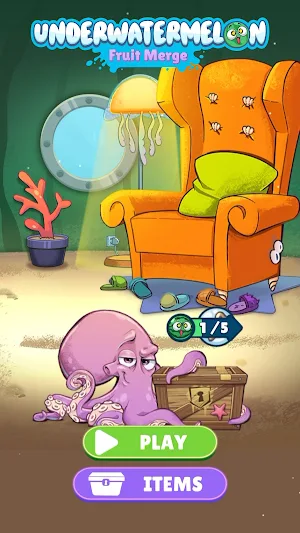 Underwatermelon: Fruit Merge Screenshot 0