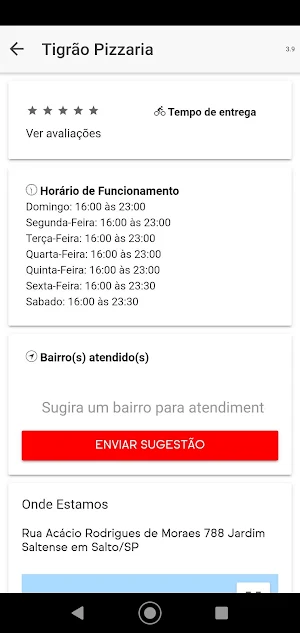 Tigrão Pizzaria Screenshot 3