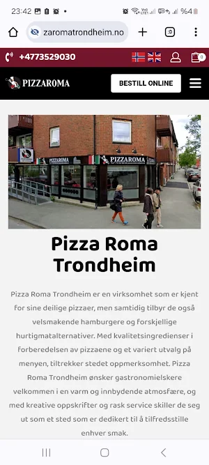 Pizza Roma Trondheim Screenshot 0