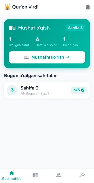 Qur'on virdi Screenshot 0