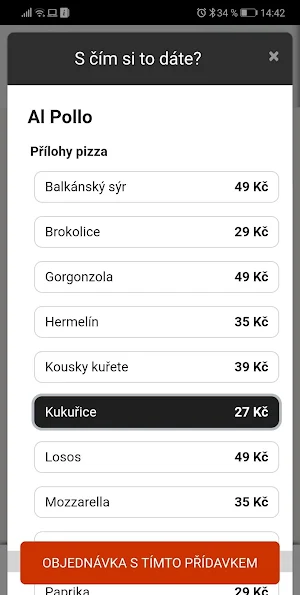 Pizza Continent Horoměřice Screenshot 3