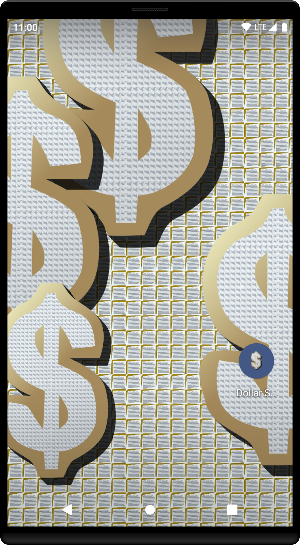 Dollar Signs Live Wallpaper Screenshot 1