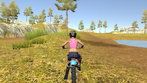 GirlBike Offroad Mountain Race Screenshot 3