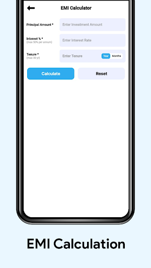 Simple Loan EMI - Calculator Screenshot 1