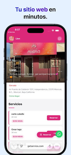 Servios: Tu negocio Online Screenshot 0