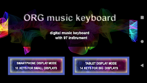 ORG music keyboard Screenshot 1