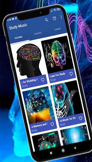 Study Music Concentration Relaxing Sounds App Screenshot 2