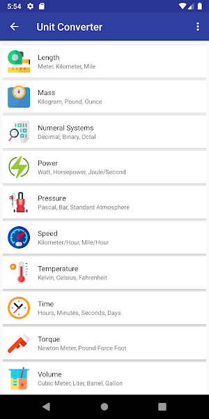 Unit Converter Screenshot 1