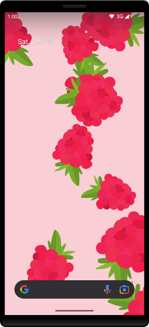 Raspberries Live Wallpaper Screenshot 0