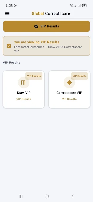 Global Correctscore Screenshot 1