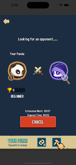 Panda Arena : Match 3 Battle Screenshot 2
