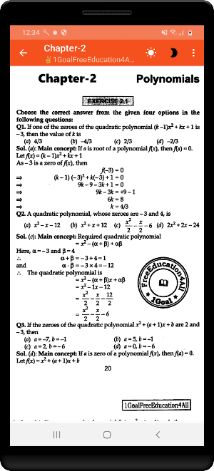 Class 10 math(English) Ncert exemplar Screenshot 3