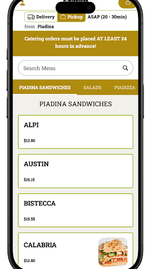 Piadina Screenshot 2