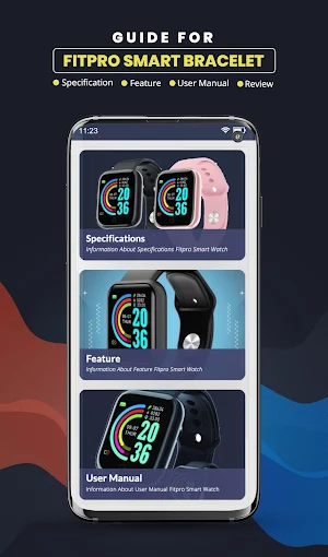 Fitpro Smart Bracelet App Hint Screenshot 0