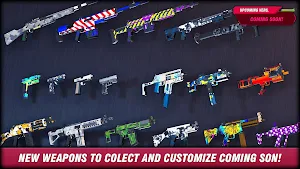 Pixel Block Battle Gun 3D FPS Screenshot 1