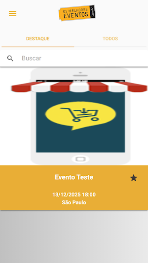 Os Melhores Eventos Screenshot 0