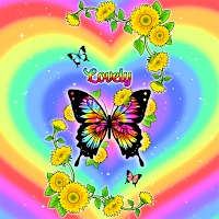 Tie Dye Butterfly - Wallpaper