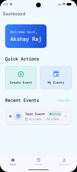 AccessHub - Event QR Entry Screenshot 1