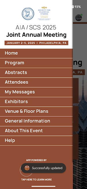 2025 AIA/SCS Annual Meeting Screenshot 1