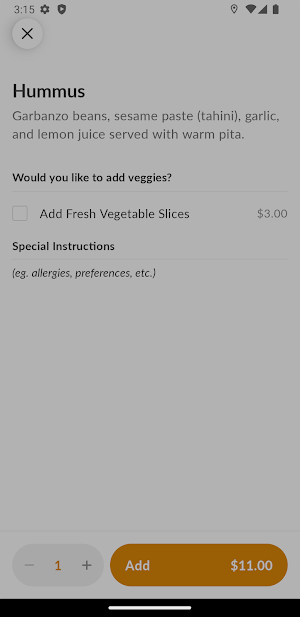 Meze Delivery Screenshot 3