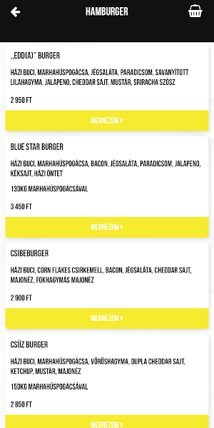 Borsod Burger & BBQ Screenshot 1