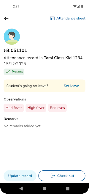 LittleLives Teachers App Screenshot 3
