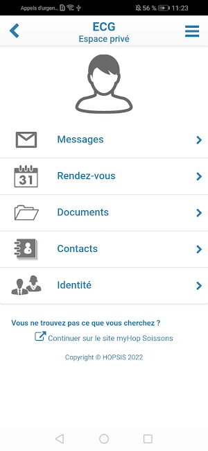 ViaPatient - CH Soissons Screenshot 2