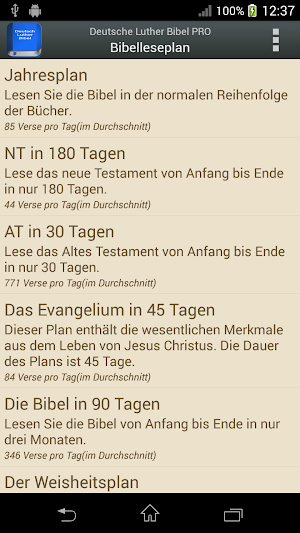 Deutsch Luther Bibel PRO Screenshot 2