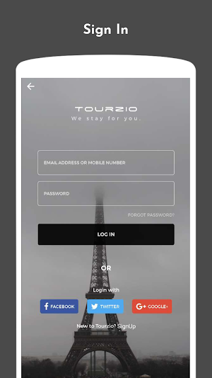 Tourzio Theme Screenshot 1