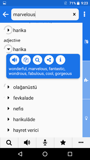 Turkish - English : Dictionary & Education Screenshot 1