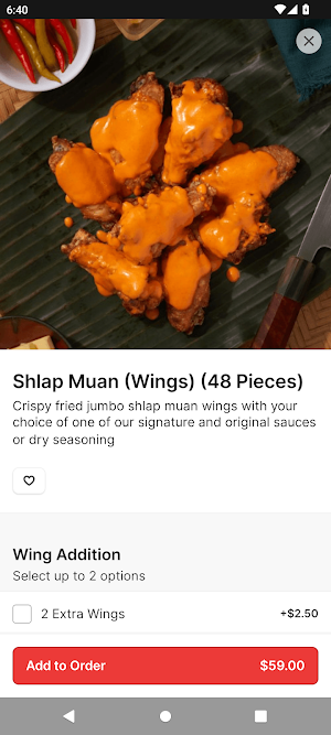 Shlap Muan Chicken Wings Screenshot 3