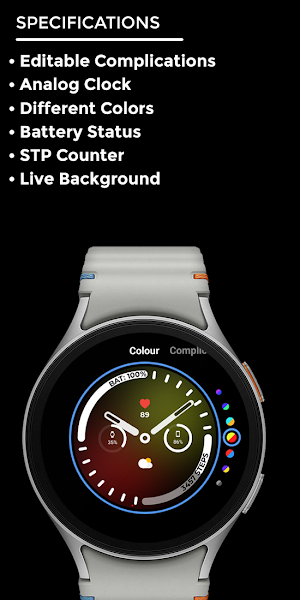 Night ver 42 - watch face Screenshot 3