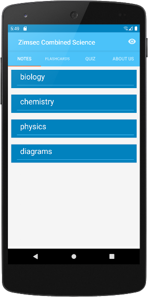 Zimsec Combined Science Revision Screenshot 0