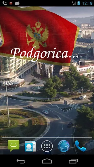 Montenegro Flag Live Wallpaper Screenshot 2
